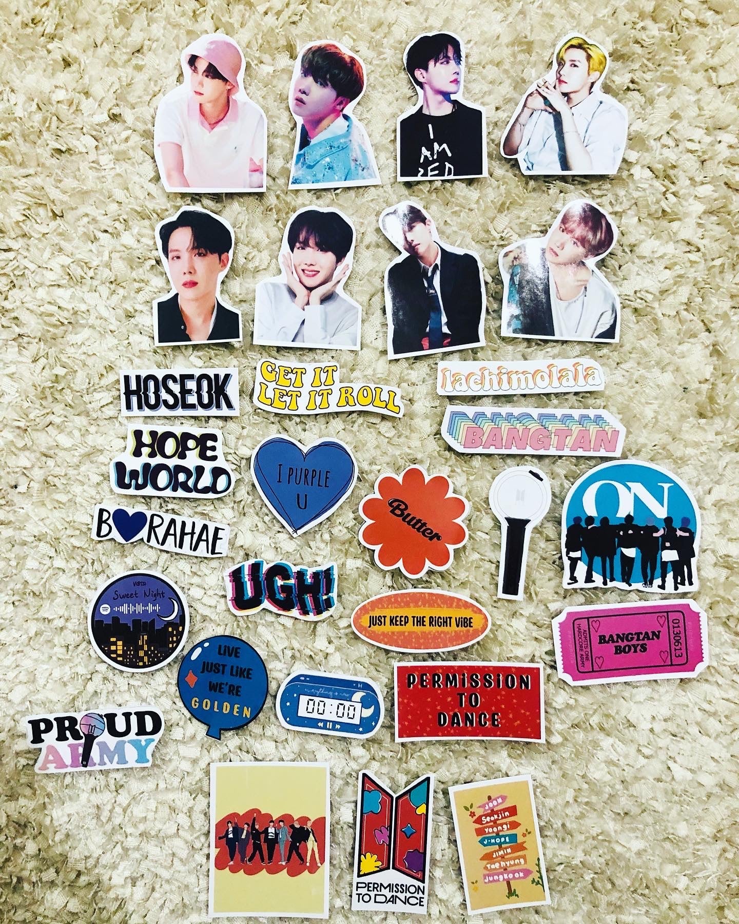 BTS Stickers Bundle (91 pcs)