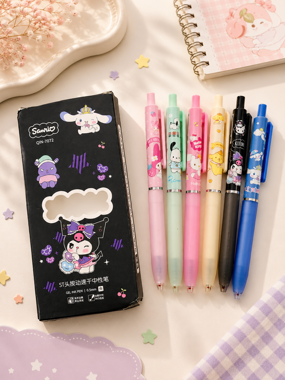 Sanrio Pens Set (6 pcs)