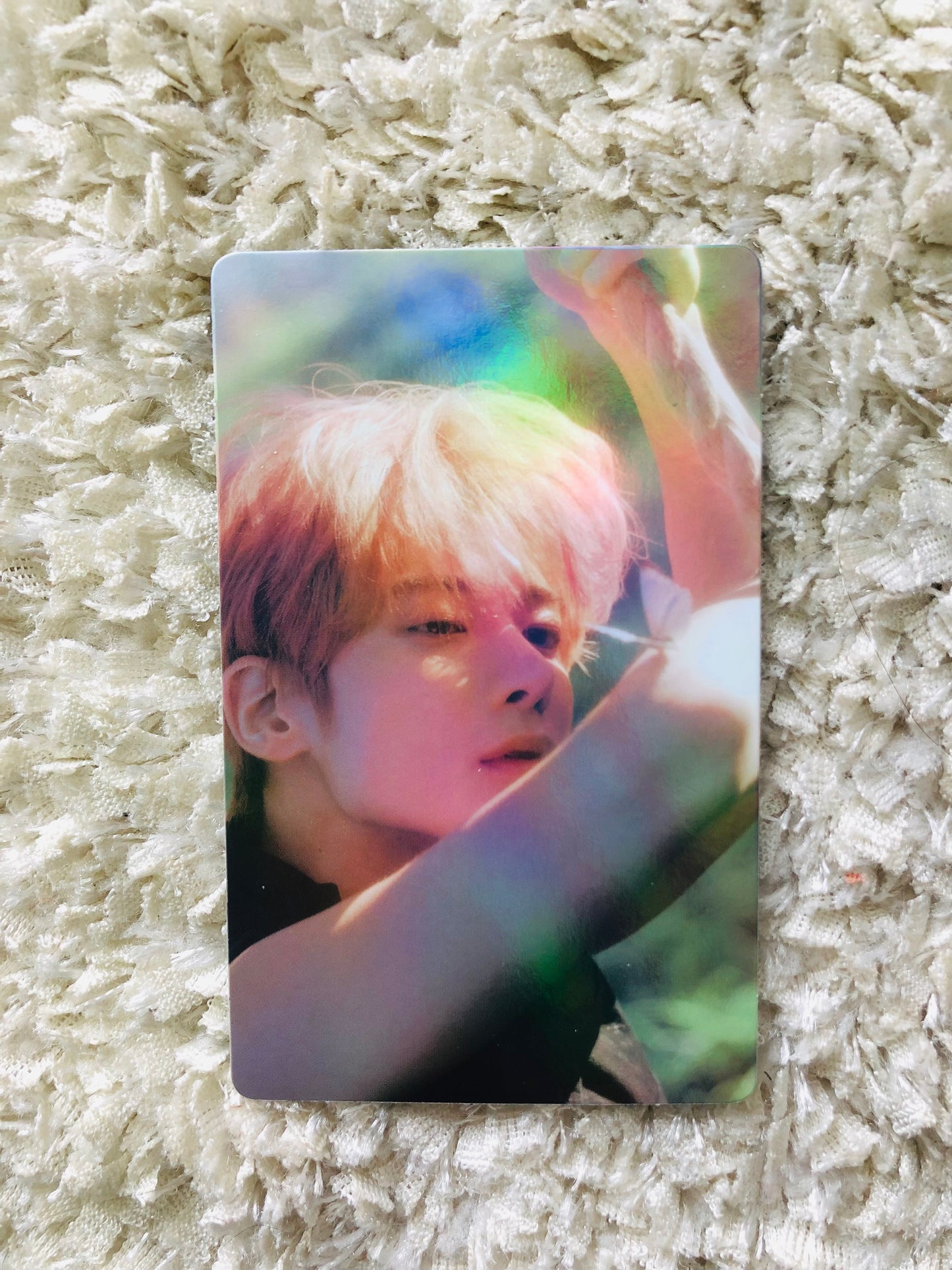 Taehyun Temptation Weverse POB Holographic Photocard