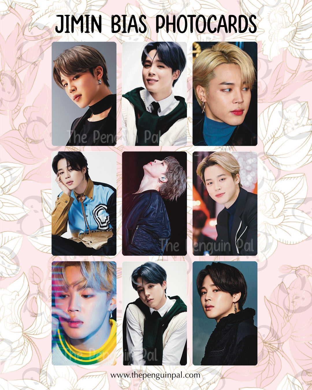 Jimin Bias Photocards (18 pcs)