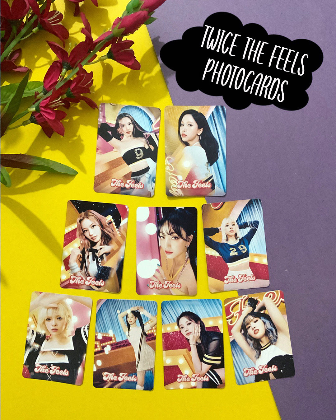 Twice The Feels photocards (9 pcs)
