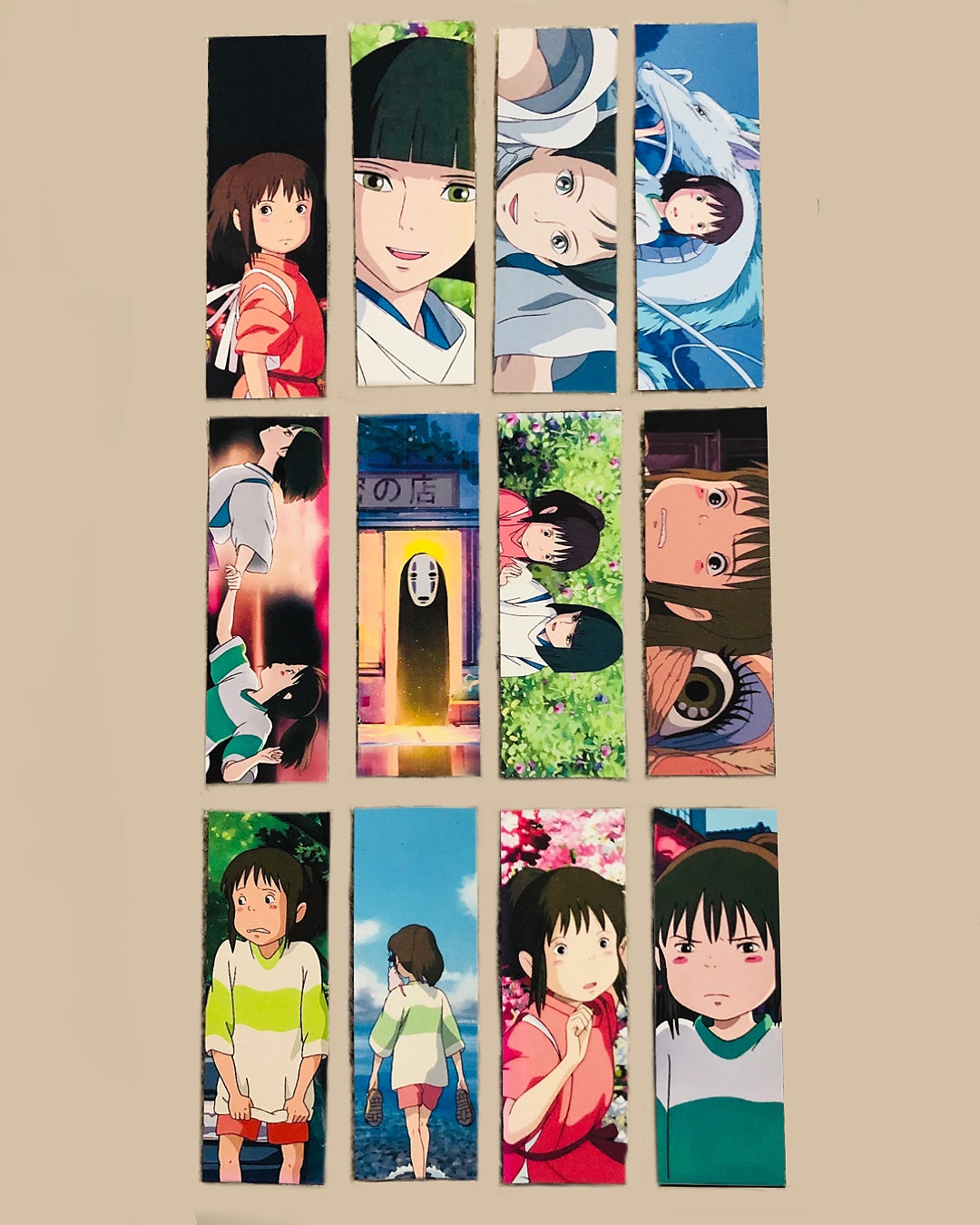Spirited Away Bookmarks Set (12 pcs)