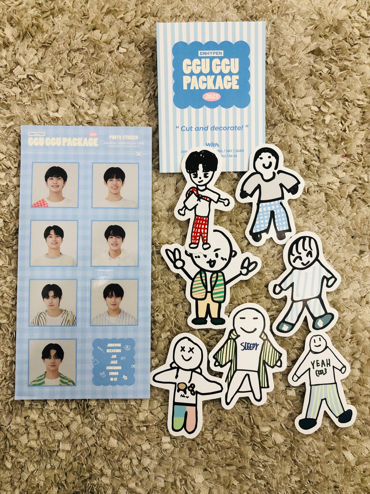 GGU GGU Package 2023 Photo stickers + Cut Stickers