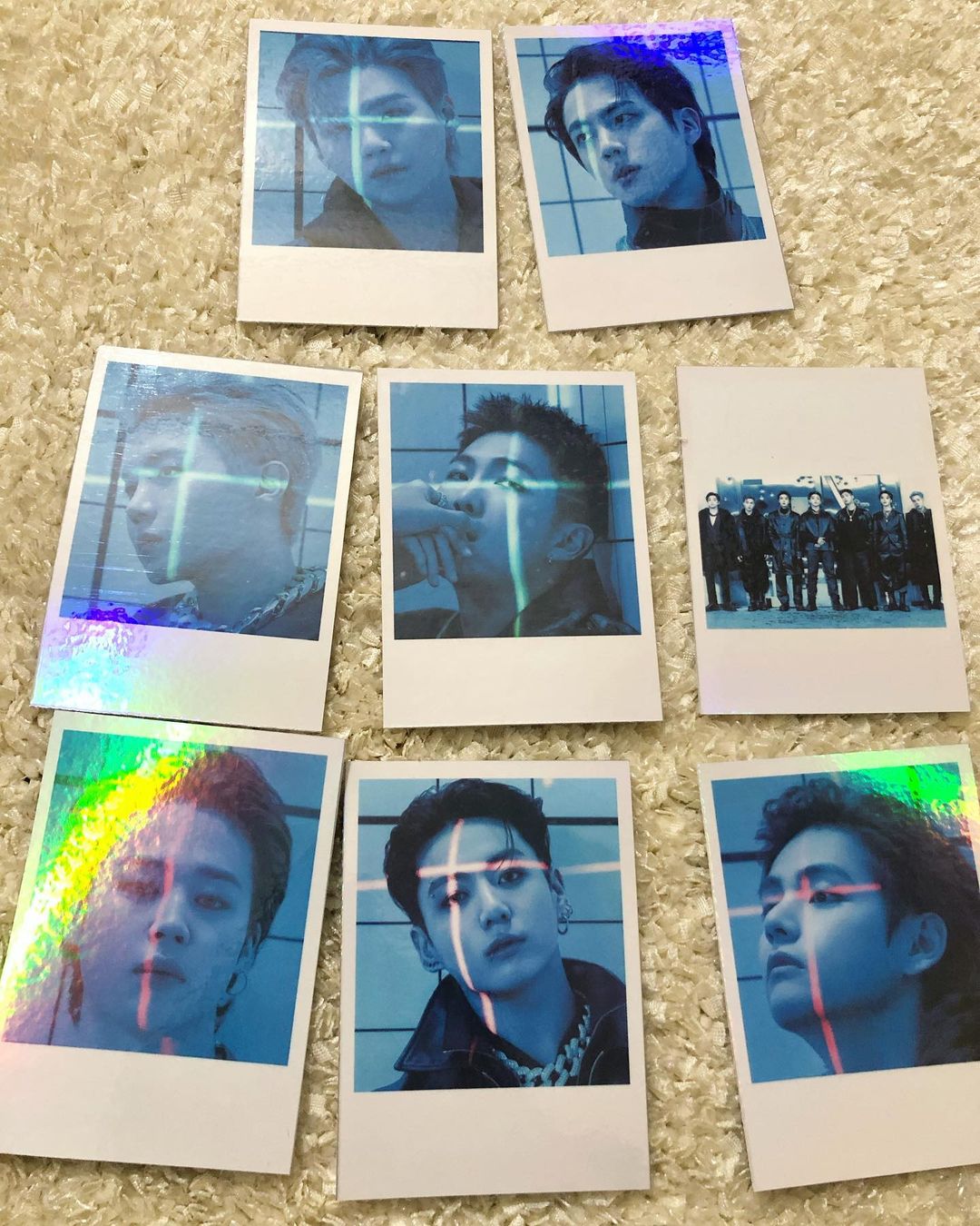 Proof Rainbow Holographic Polaroids (8 pcs)