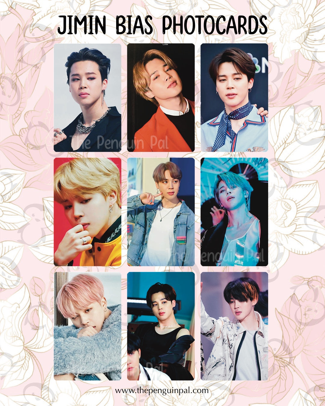 Jimin Bias Photocards (18 pcs)