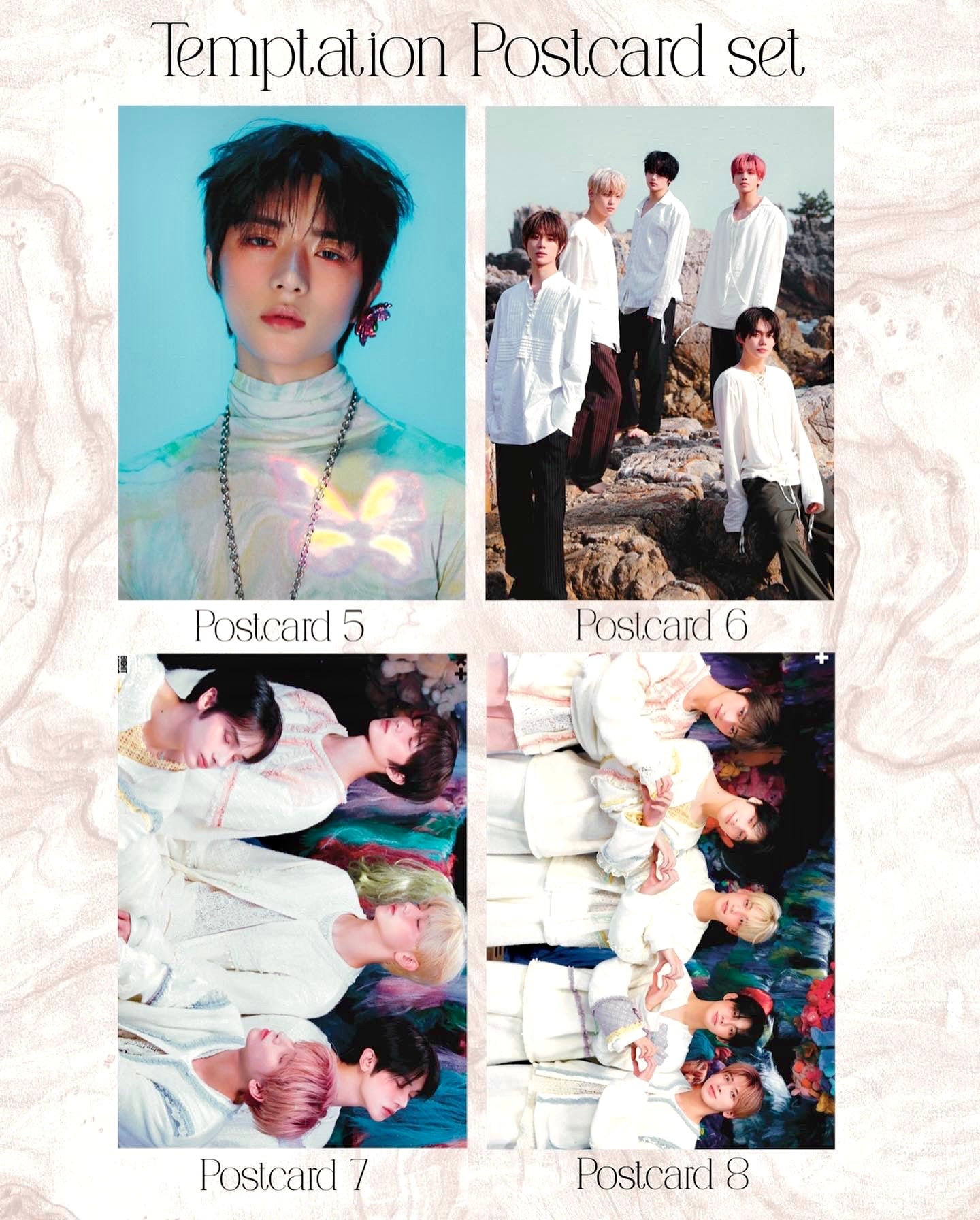 TXT Temptation Postcard Set (8 pcs)