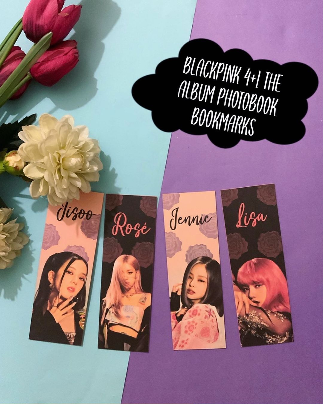 Blackpink 4+1 The Album bookmarks (4 pcs)