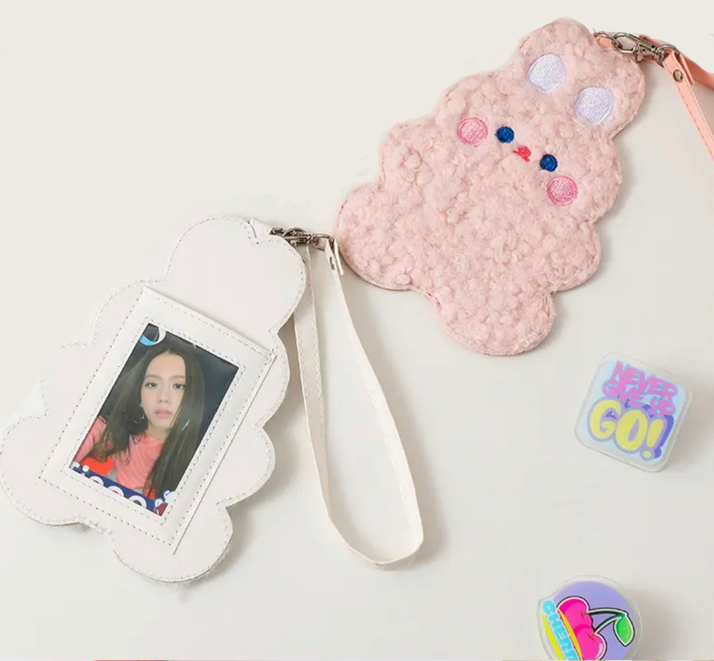 Fluffy Wool Kawaii Photocard Holder