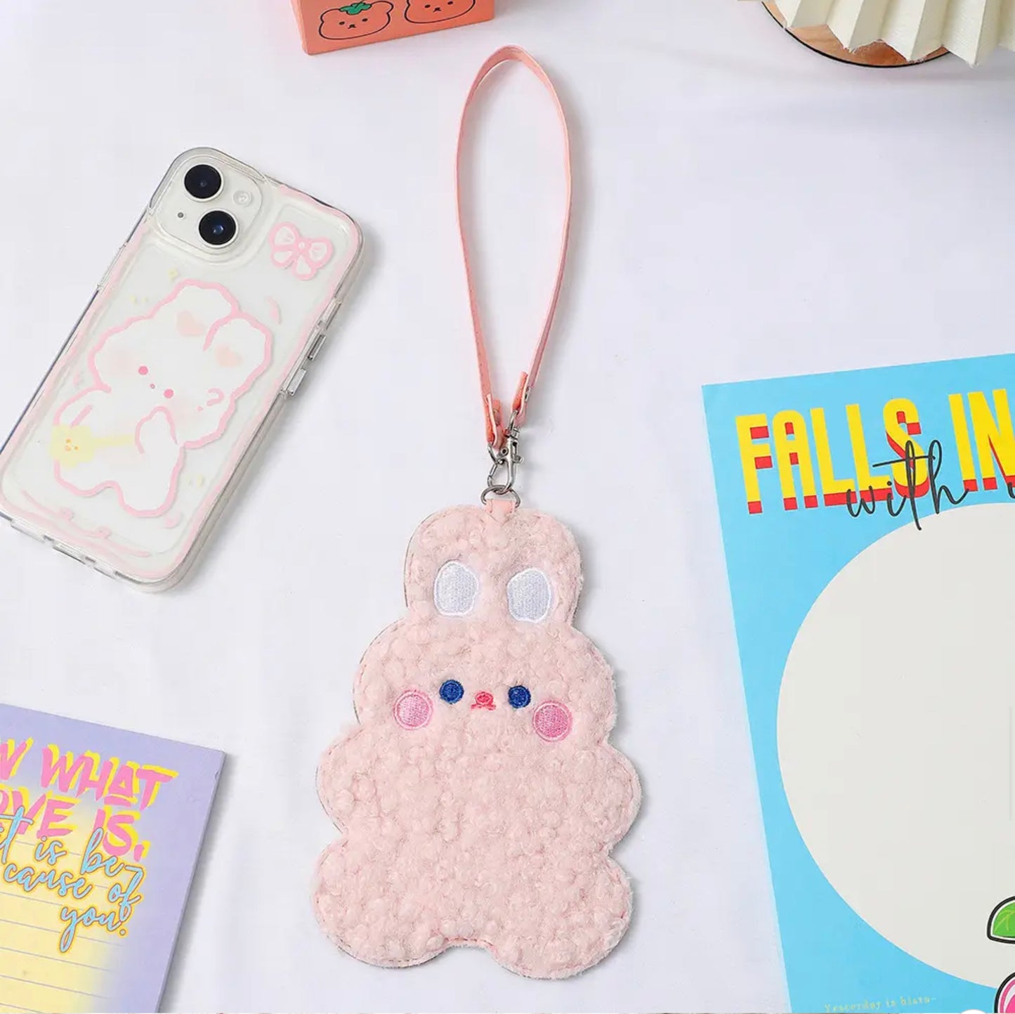 Fluffy Wool Kawaii Photocard Holder