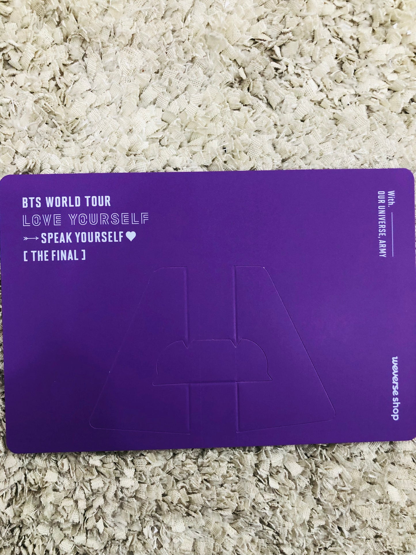 BTS LYSY Weverse POB Lenticular Frame