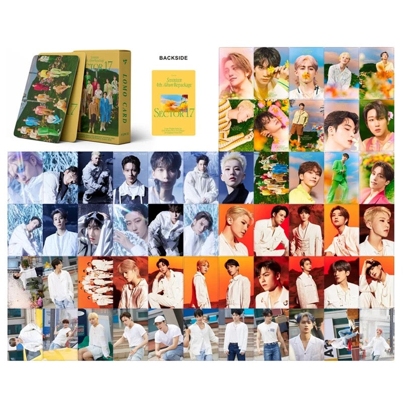 Seventeen Sector 17 Lomocards (55 pcs)