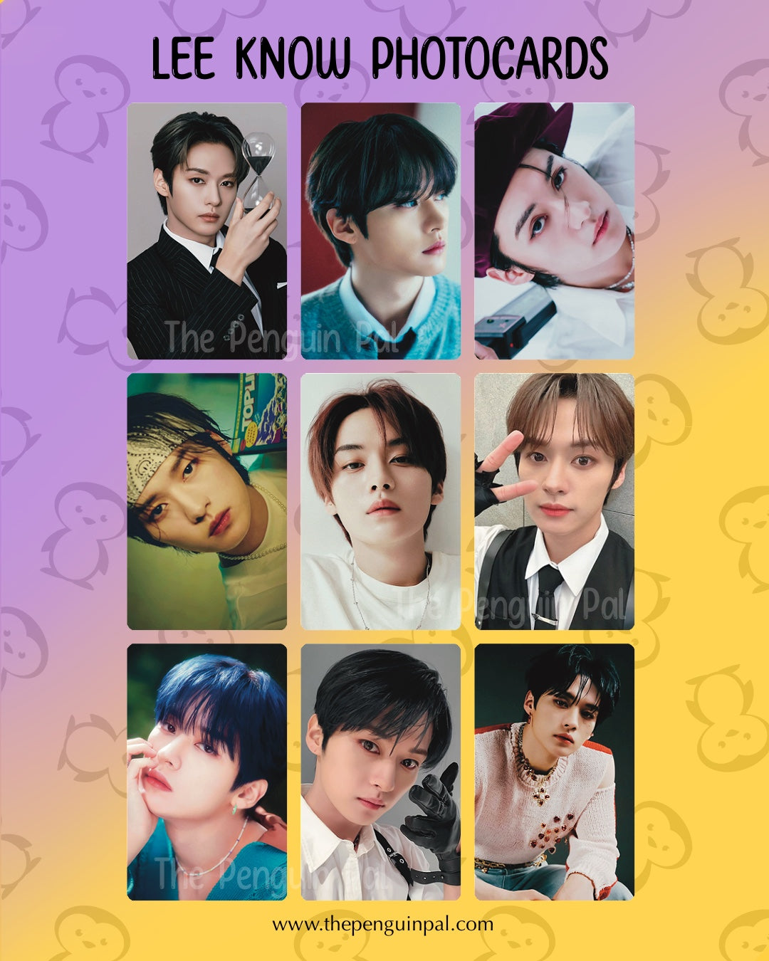 Lee Know Bias Photocards (18 pcs)