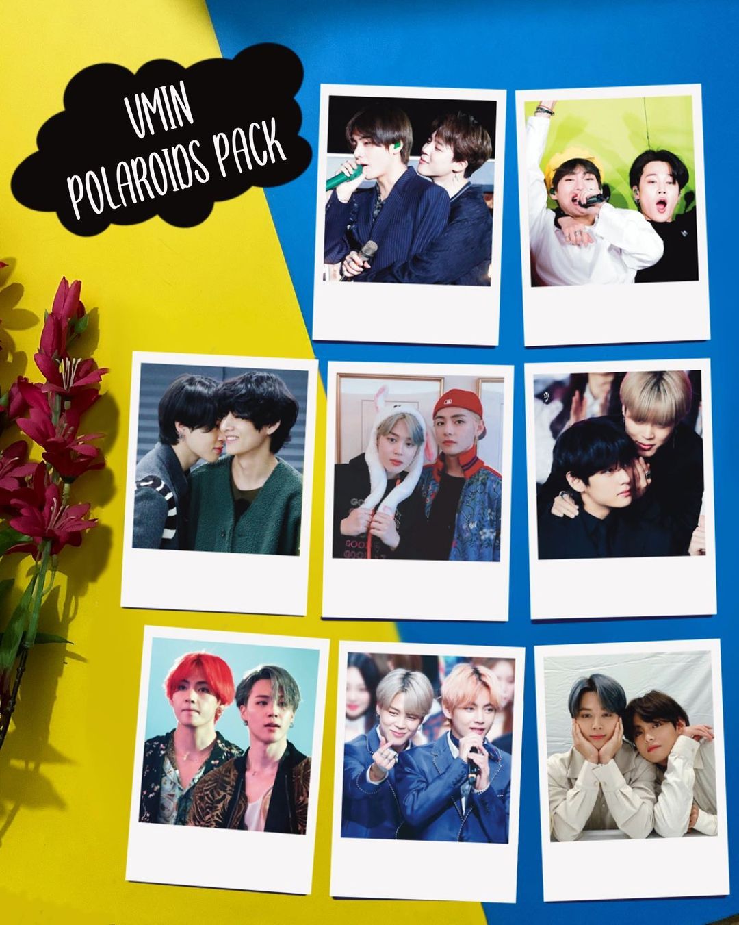 Vmin Polaroids Pack (8 pcs)
