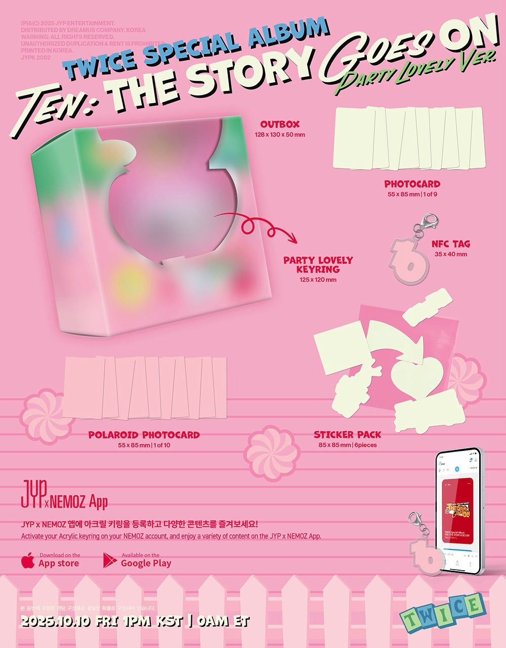 PREORDER TWICE - TEN: THE STORY GOES ON OFFICIAL ALBUM