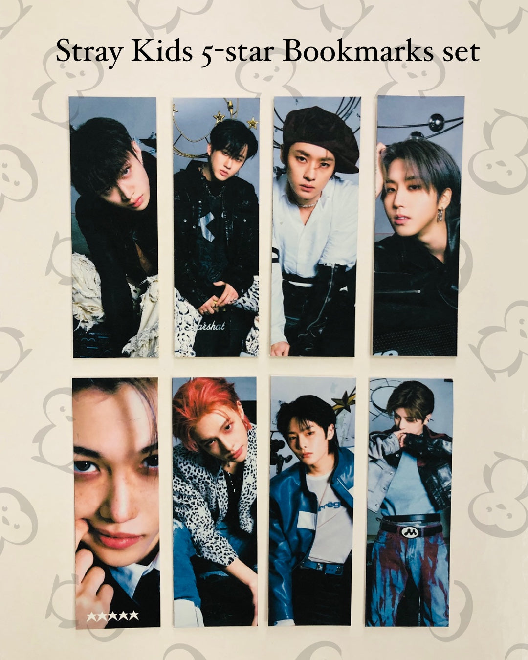 Stray Kids 5-star Bookmarks Set (8 pcs)