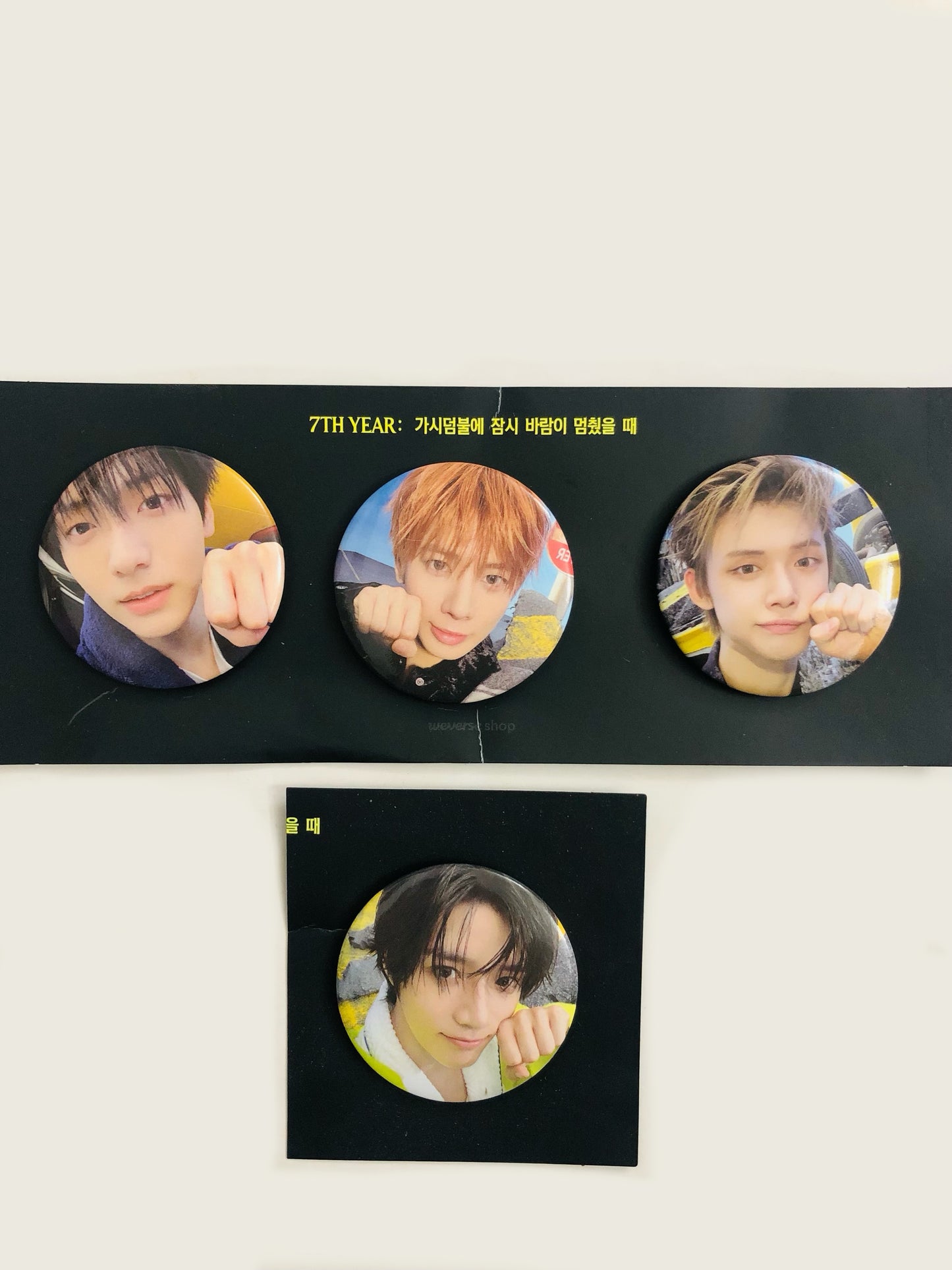 TXT A Moment of Stillness in the Thorns Official Weverse POB Pin Badge