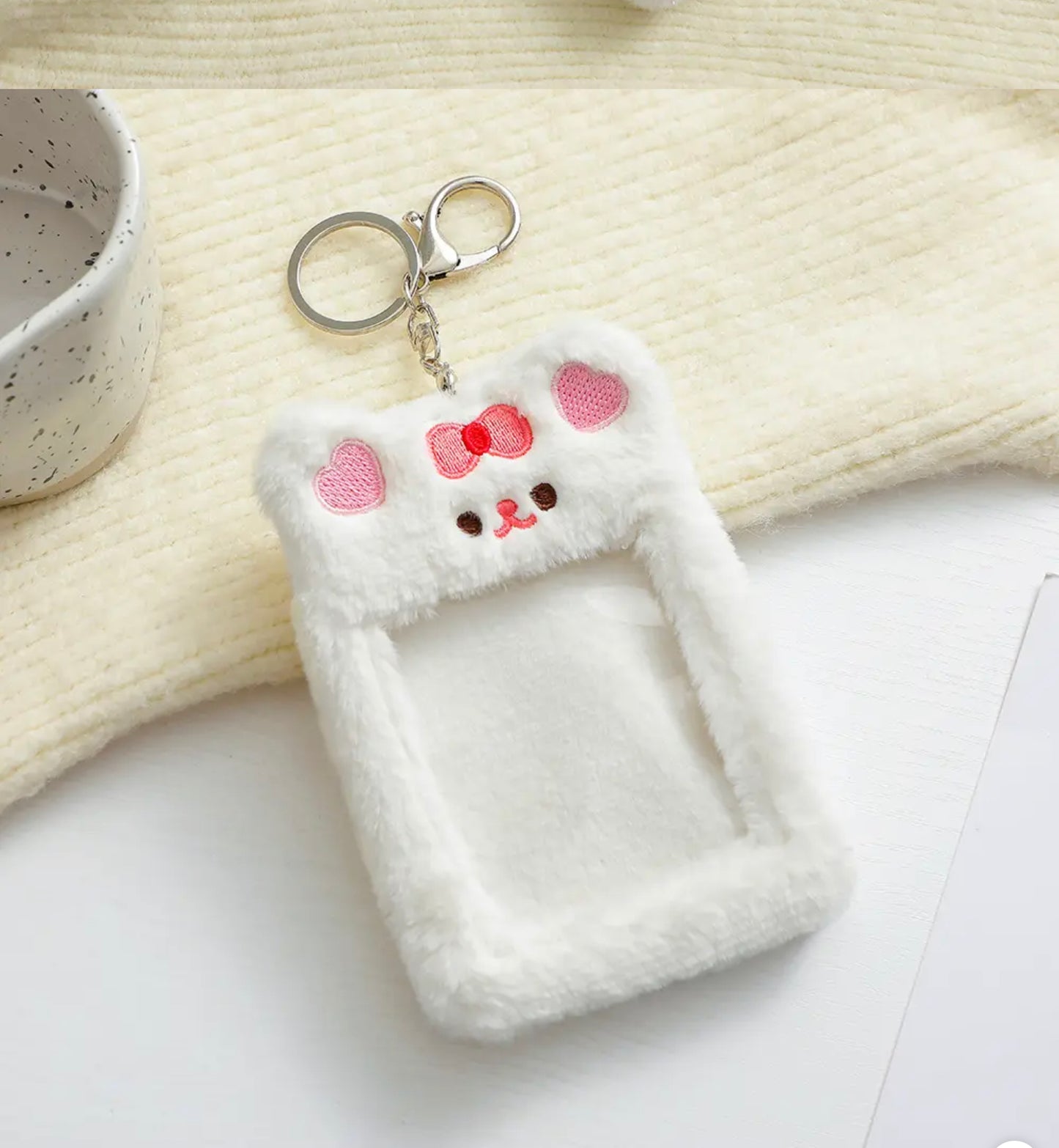 Photocard Plush Keychain Holder