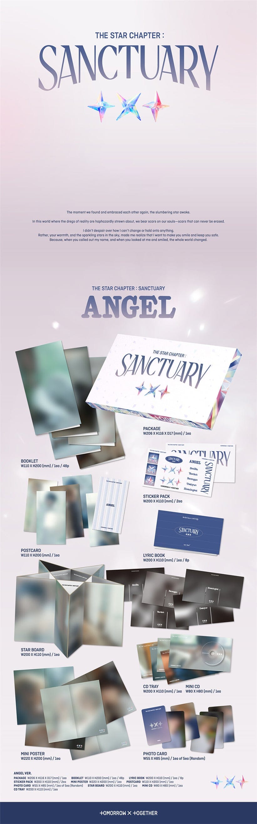 TXT Sanctuary Official Angel Album
