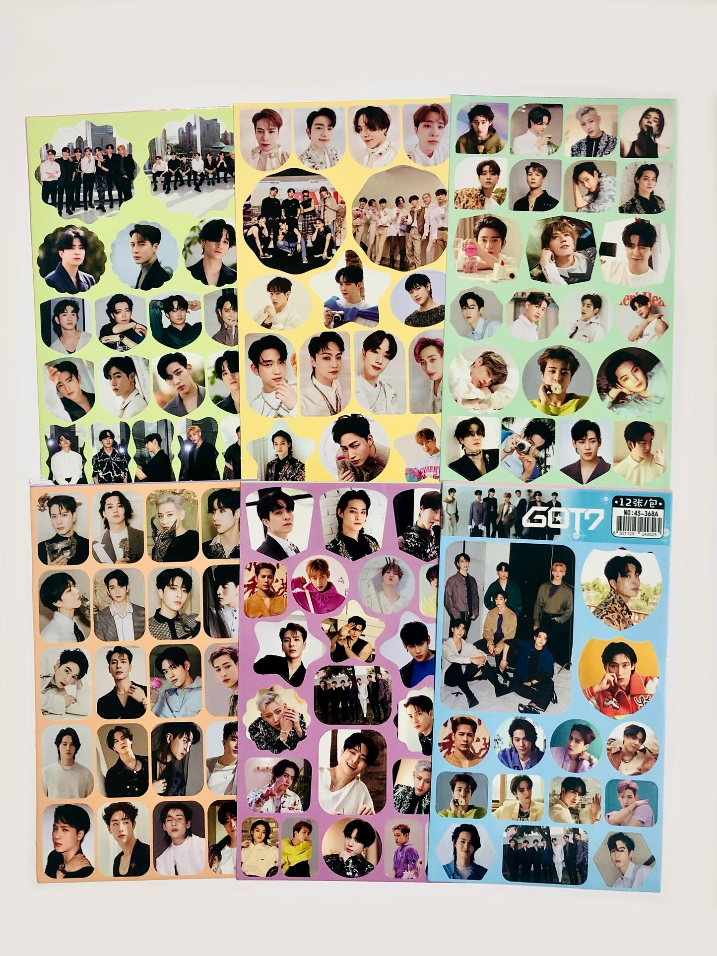 GOT7 Sticker Sheets (Restickable)