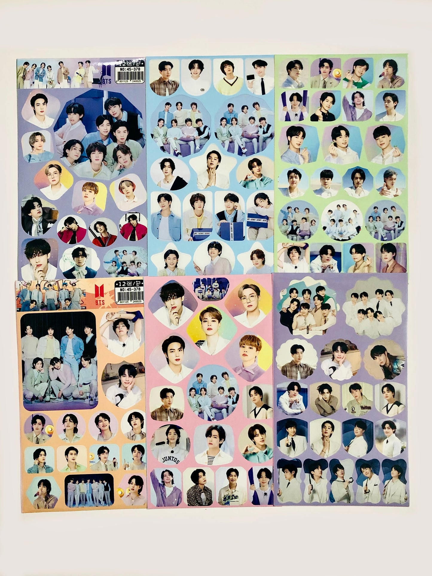 BTS Sticker Sheets (Restickable)