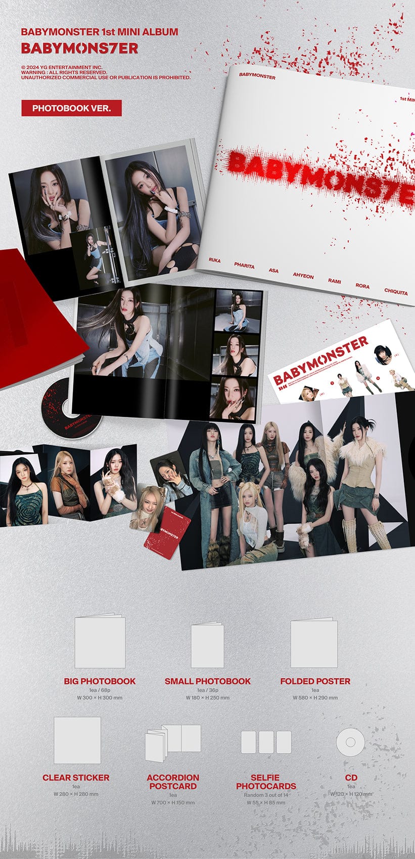 Babymonster - BabyMons7er Official Standard Album