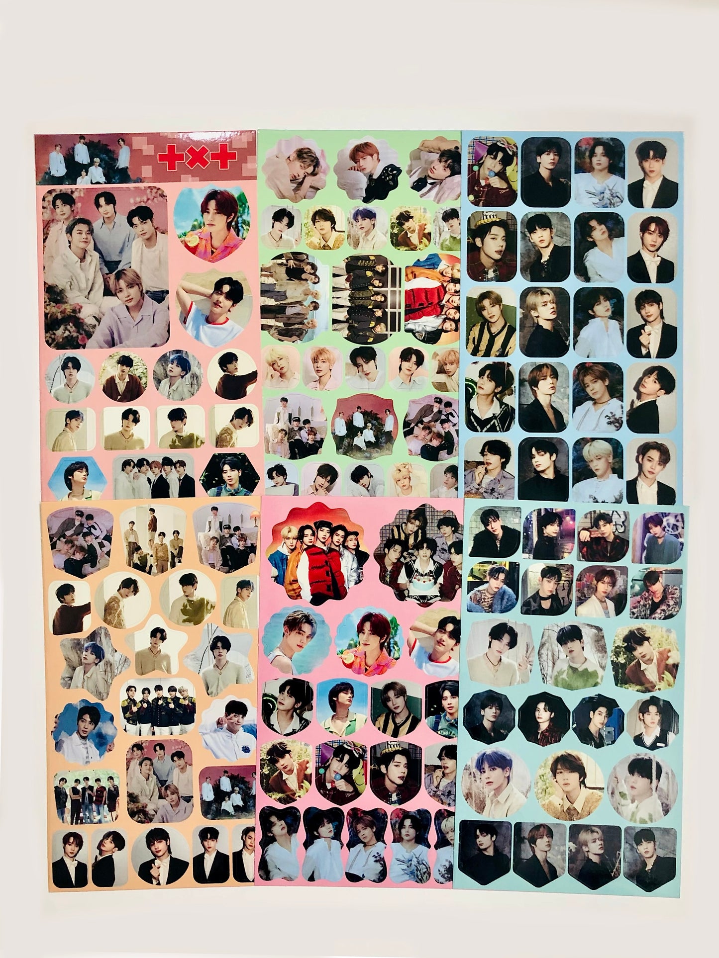 TXT Sticker Sheets (Restickable)