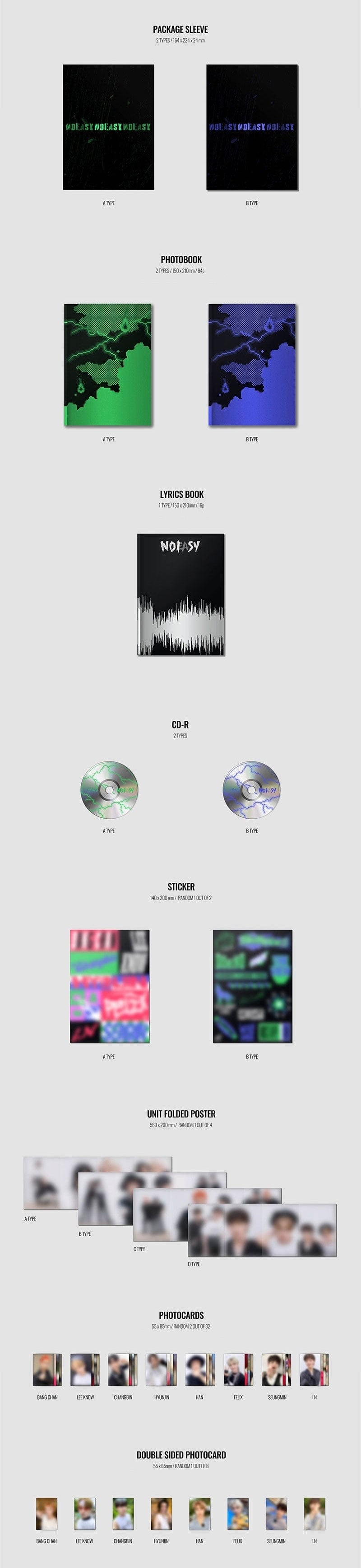 Stray Kids No Easy Official Album