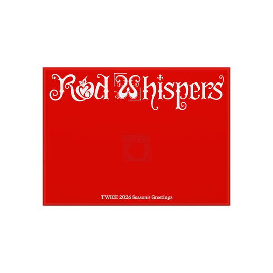 PREORDER TWICE - RED WHISPERS 2026 SEASON'S GREETINGS WITH FANS SHOP GIFT