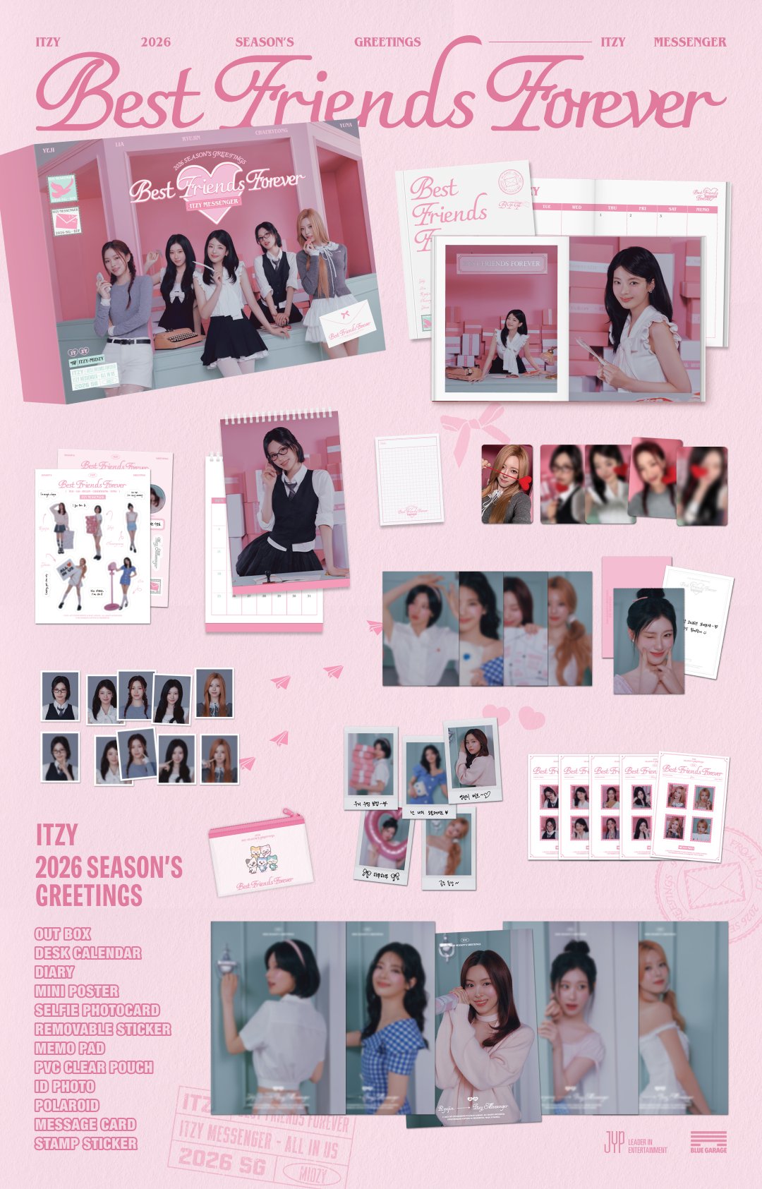 PREORDER ITZY - BEST FRIENDS FOREVER 2026 SEASON'S GREETINGS WITH FANS SHOP GIFT