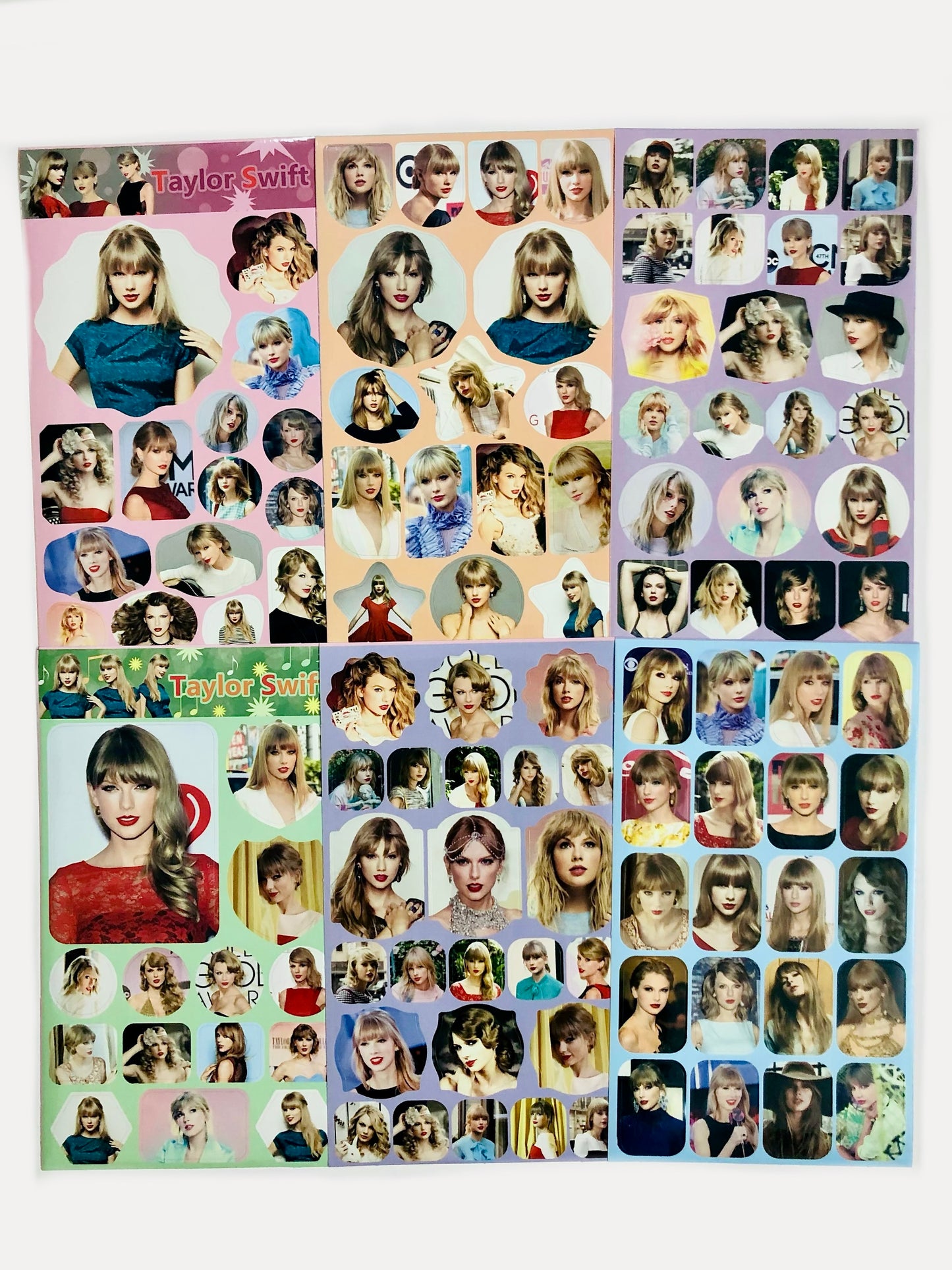 Taylor Sticker Sheets (Restickable)