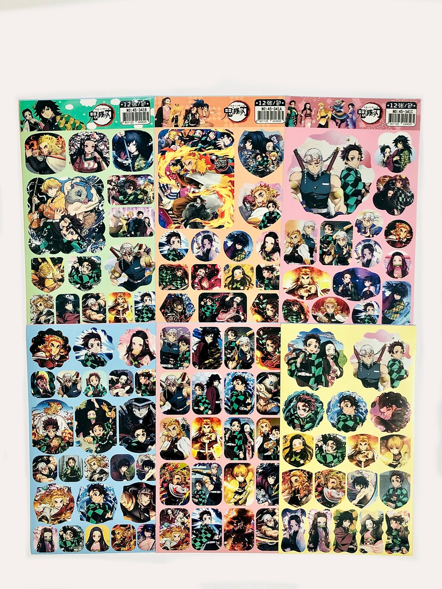 Demon Slayer Sticker Sheets (Restickable)