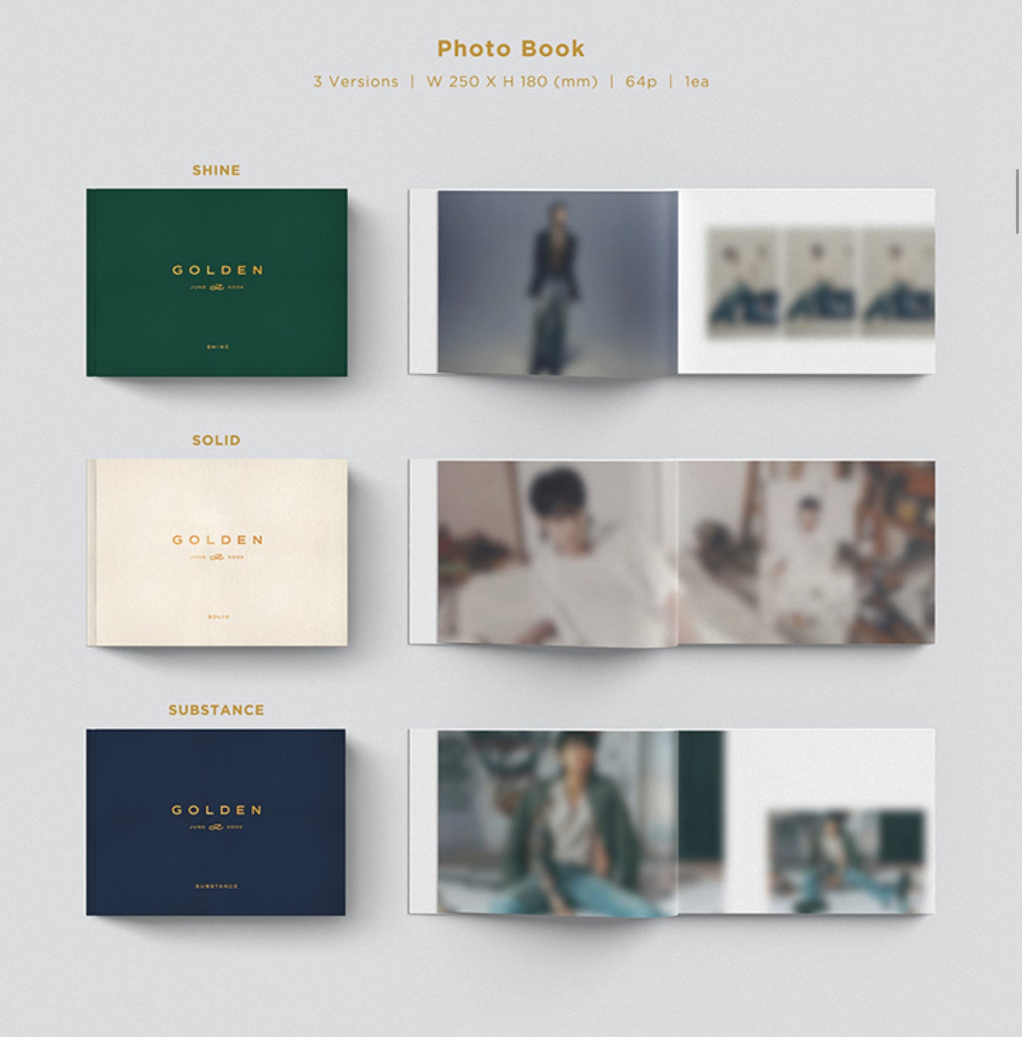 PREORDER JUNGKOOK - GOLDEN 1ST SOLO ALBUM