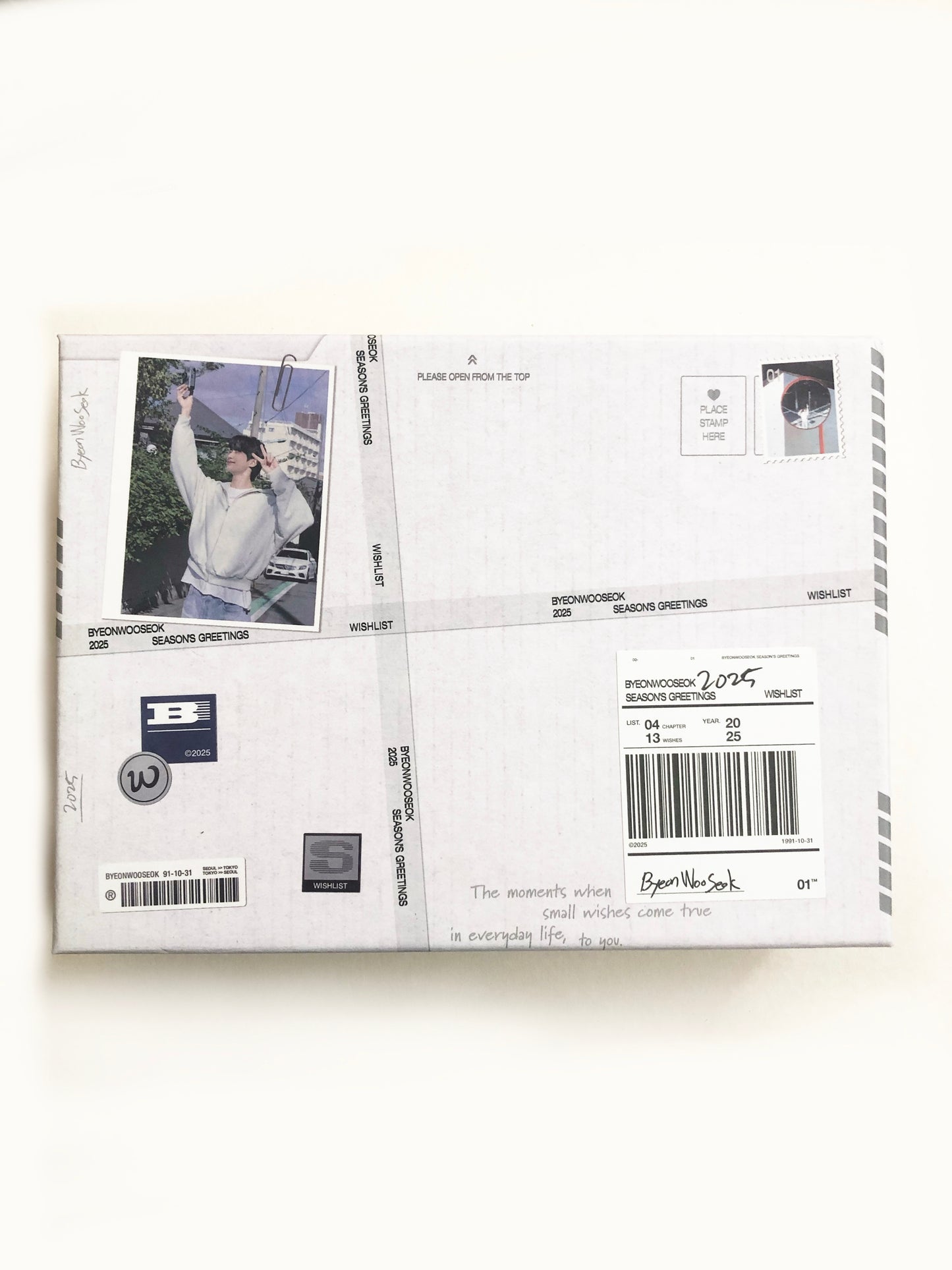 Byeon Wooseok 2025 Season’s Greetings Inclusions