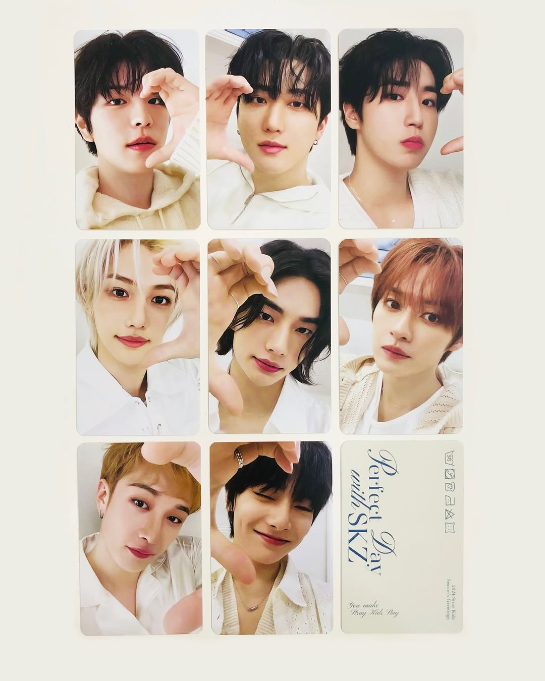 Stray Kids Perfect Day Double Sided Matte Photocards (8 pcs)