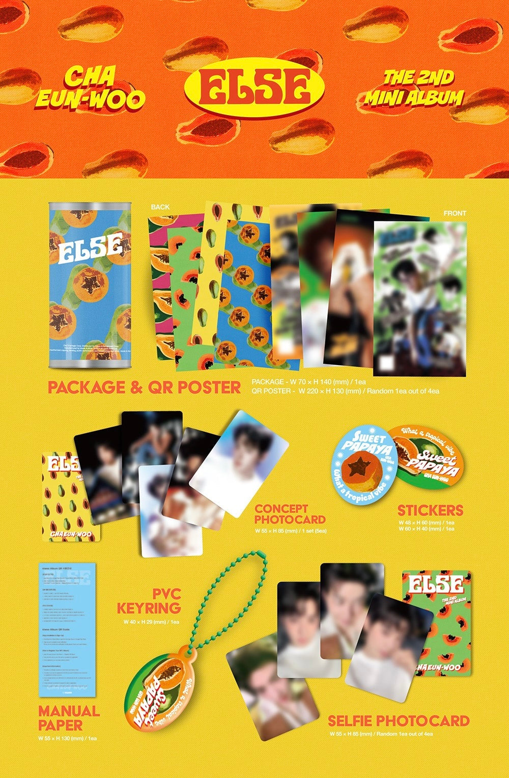 Preorder Cha Eunwoo - Else Official Album With Apple Music Gift