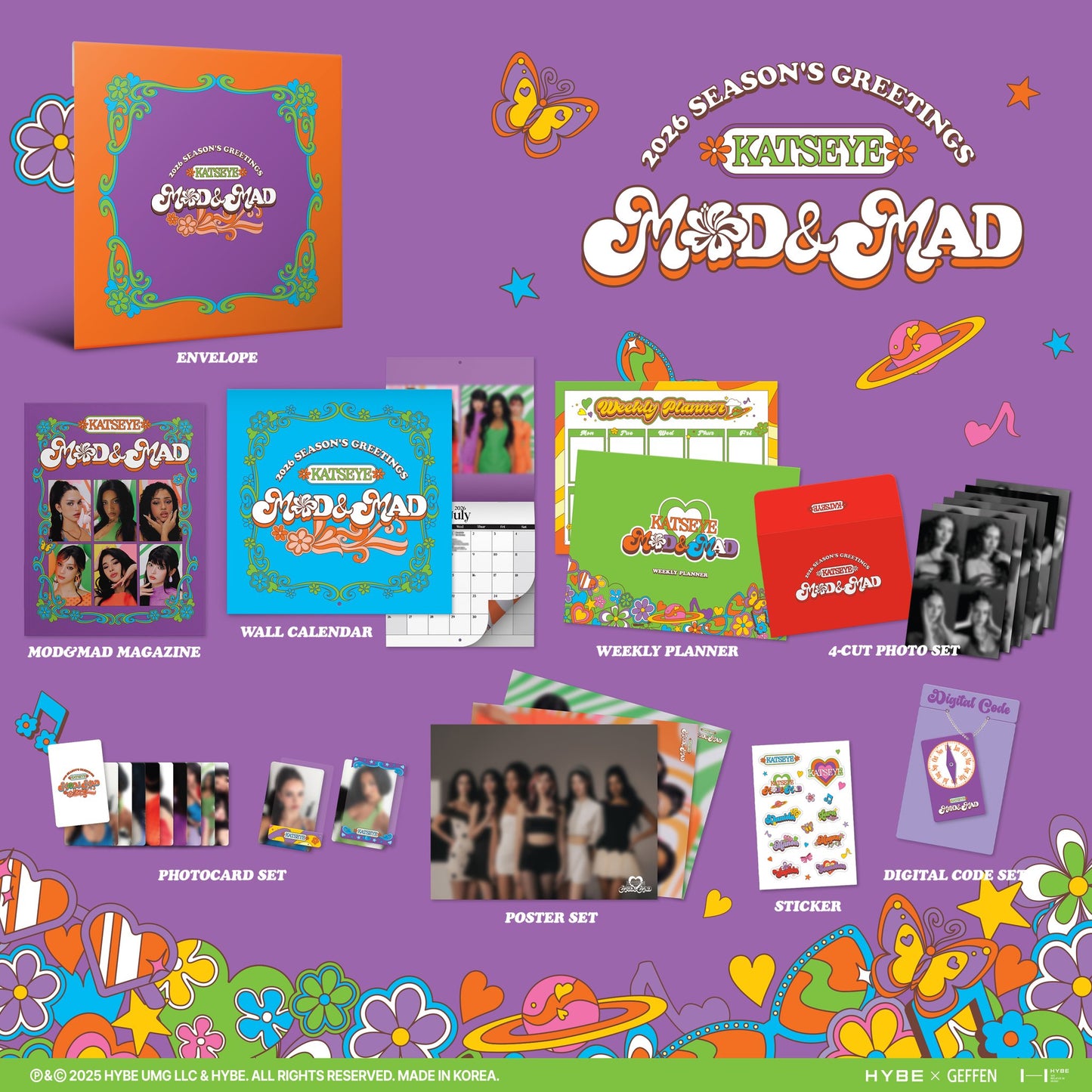 PREORDER KATSEYE - 2026 SEASON'S GREETINGS WITH WEVERSE GIFT