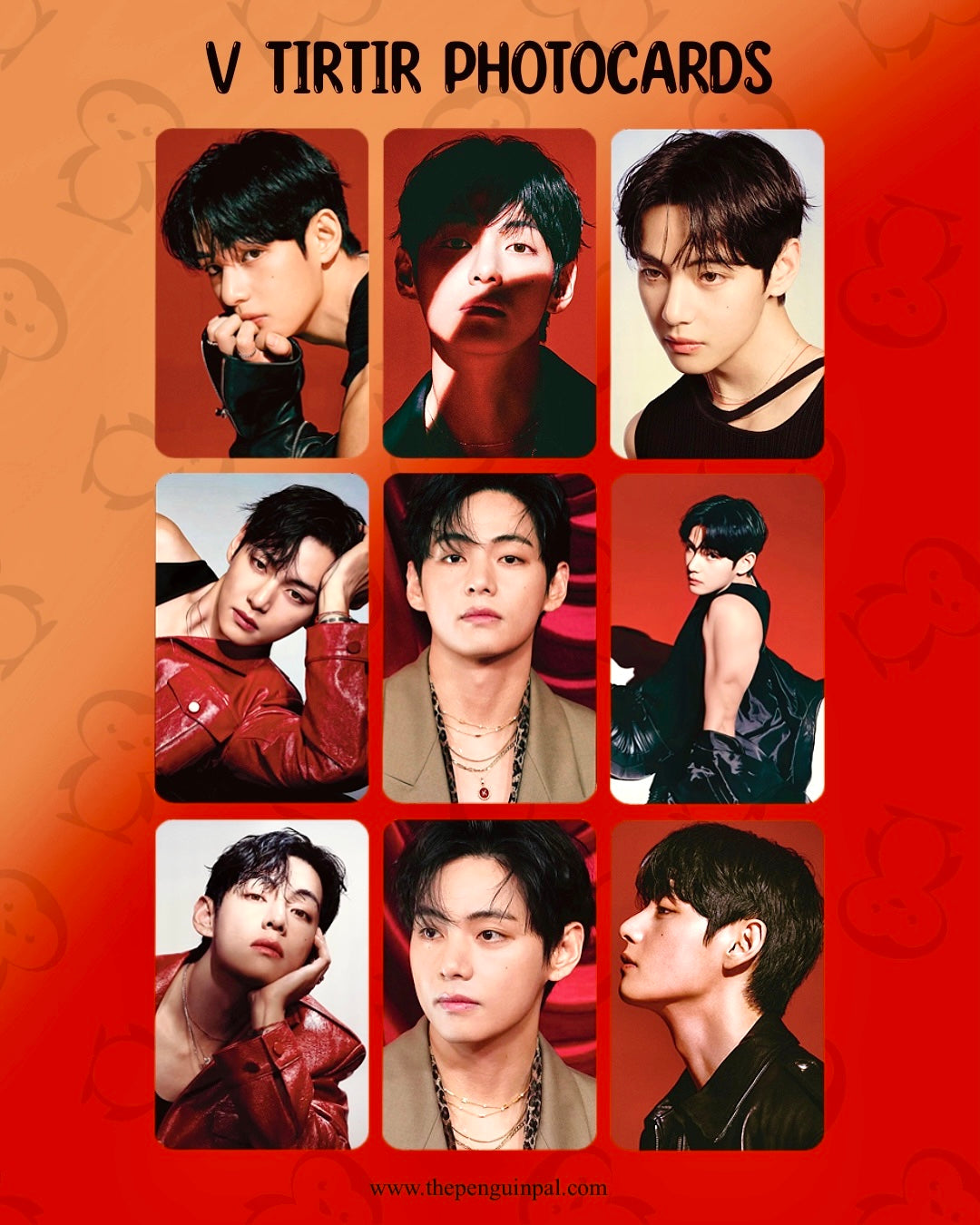 V Photocards (9 pcs)