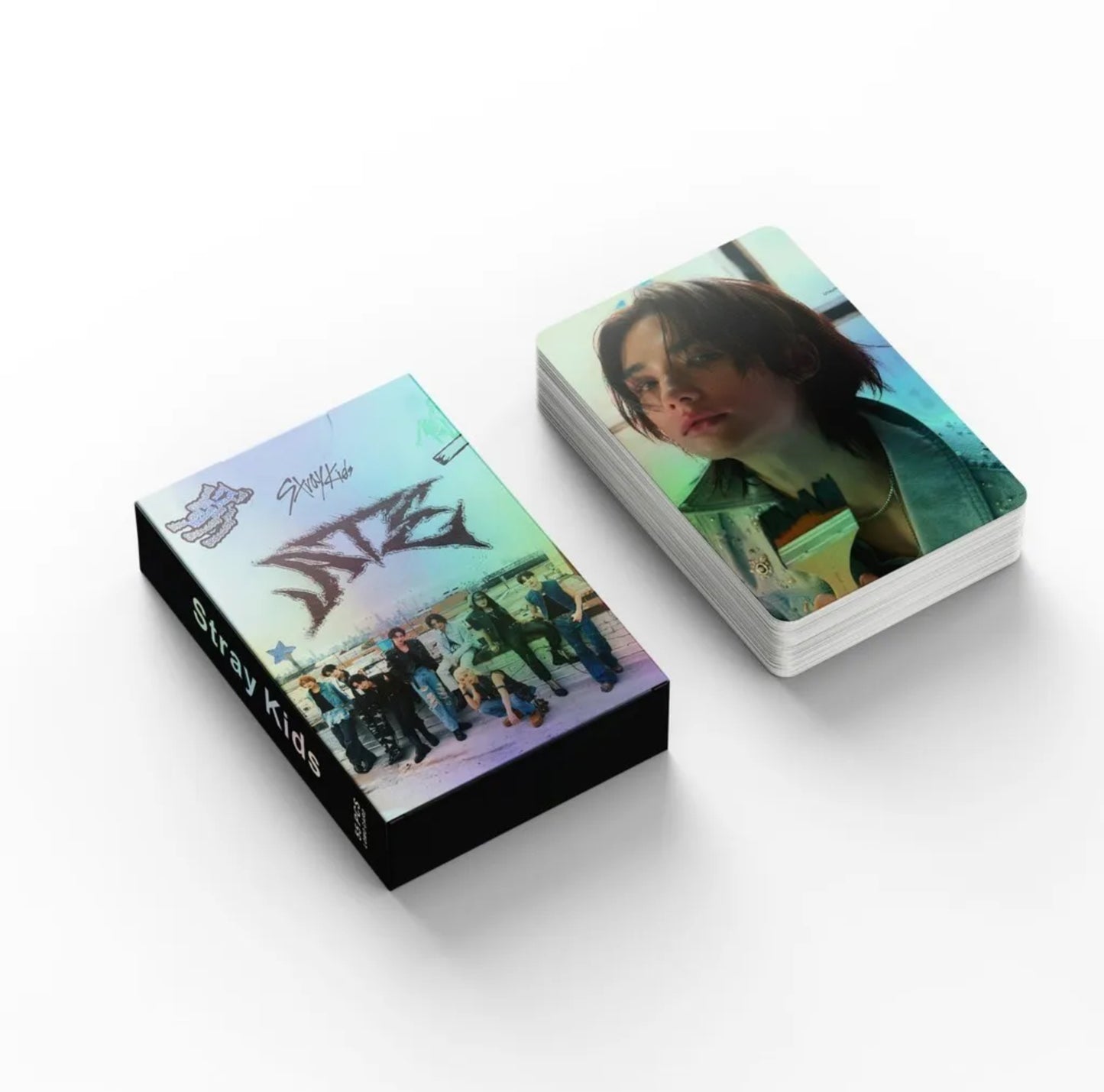Stray Kids ATE Holographic Lomocards (55 pcs)