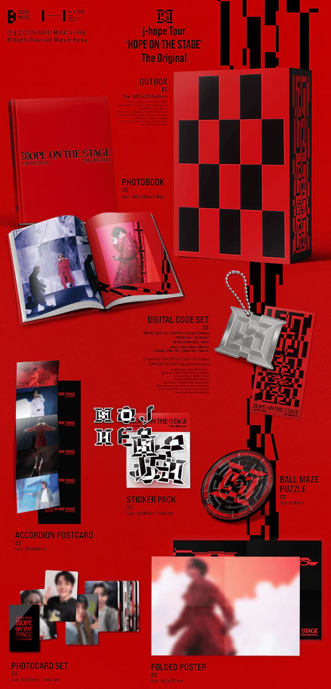 PREORDER BTS J-HOPE - HOPE ON THE STAGE THE ORIGINAL