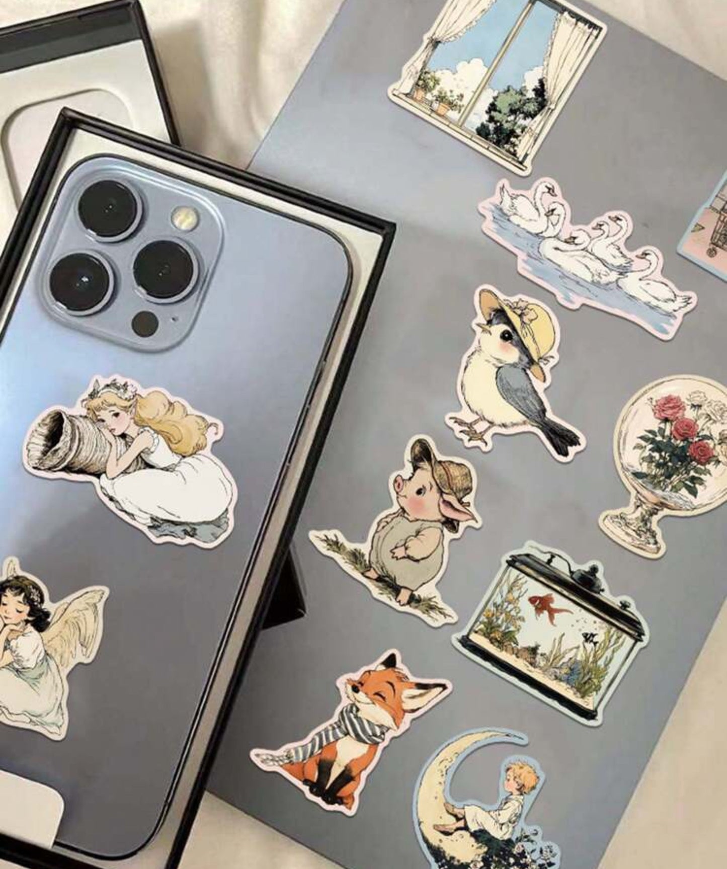 Comic Character kawaii Stickers (50 pcs)