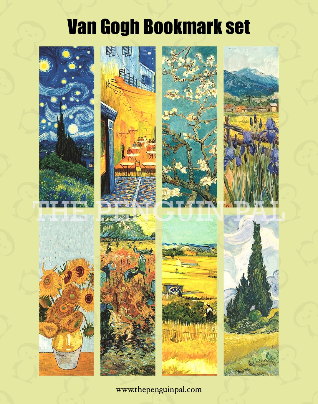 Van Gogh Bookmarks Set (8 pcs)