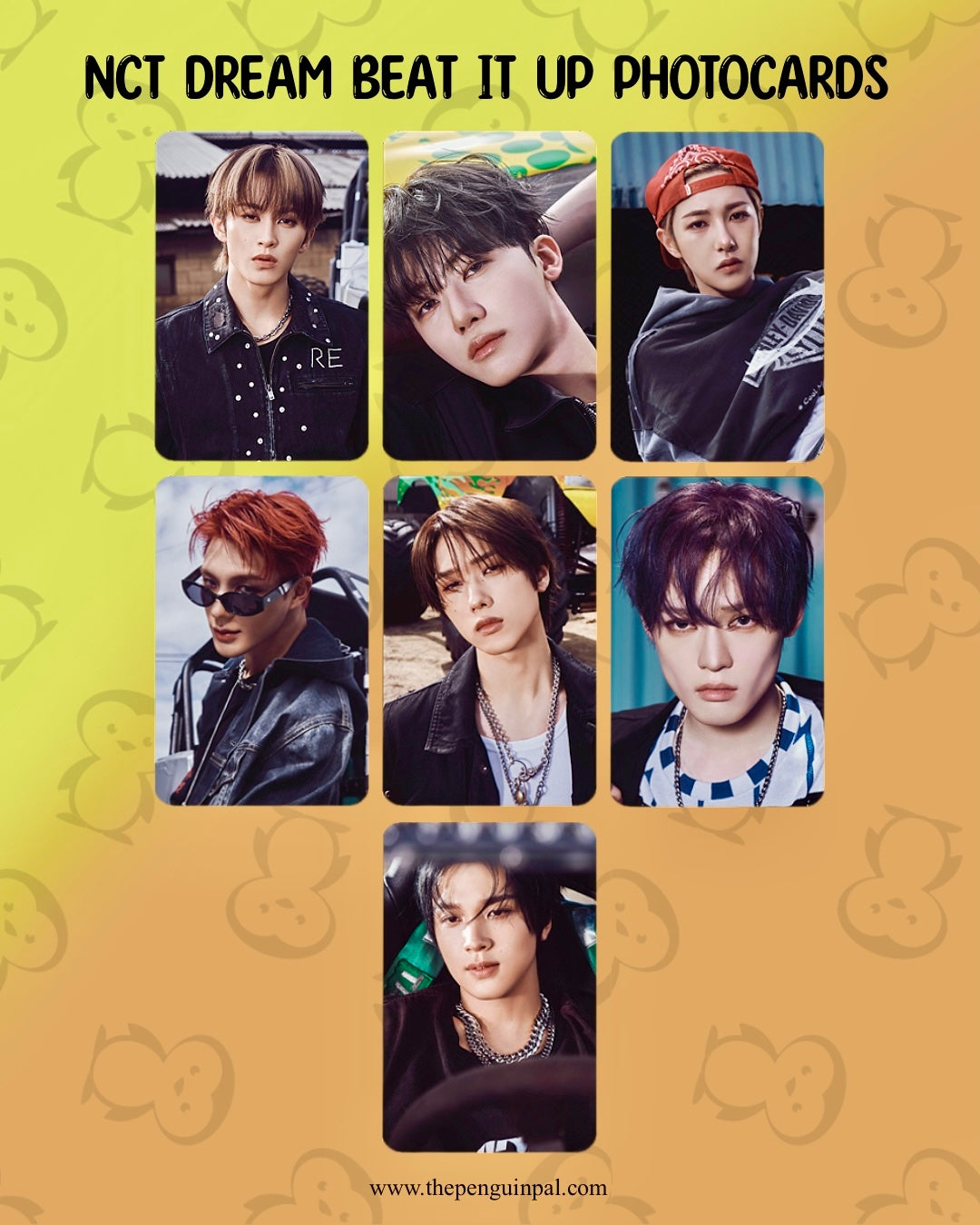 NCT Dream Beat It Up Photocards (7 pcs)