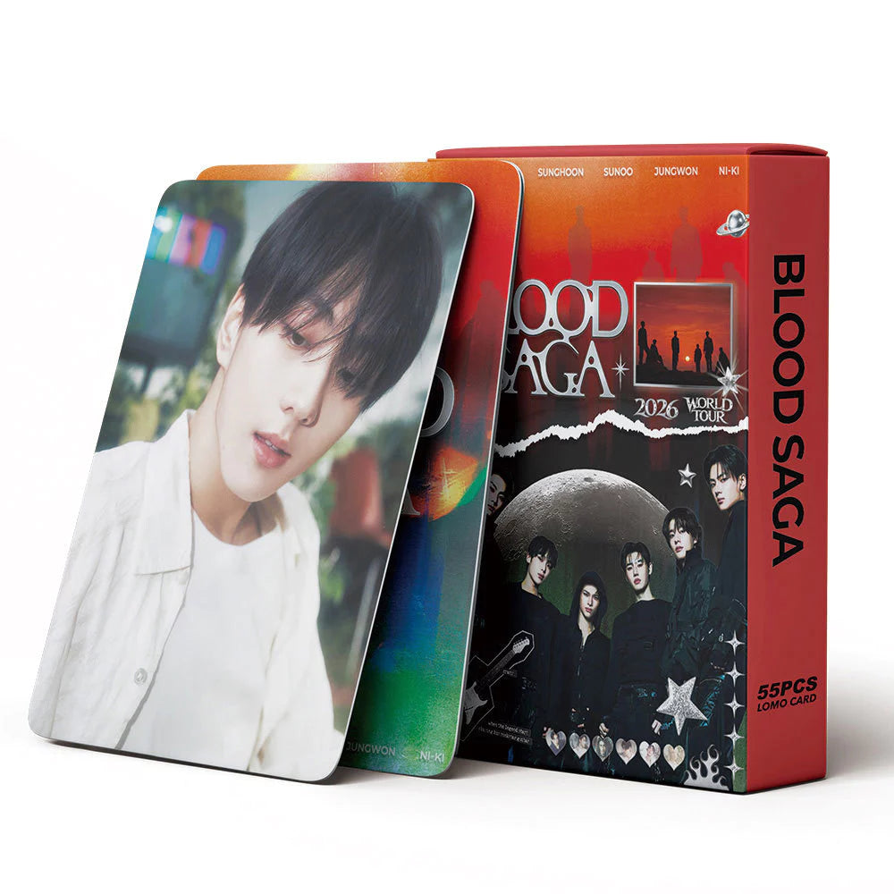 Enhypen Blood Saga double sided Lomocards (55 pcs)