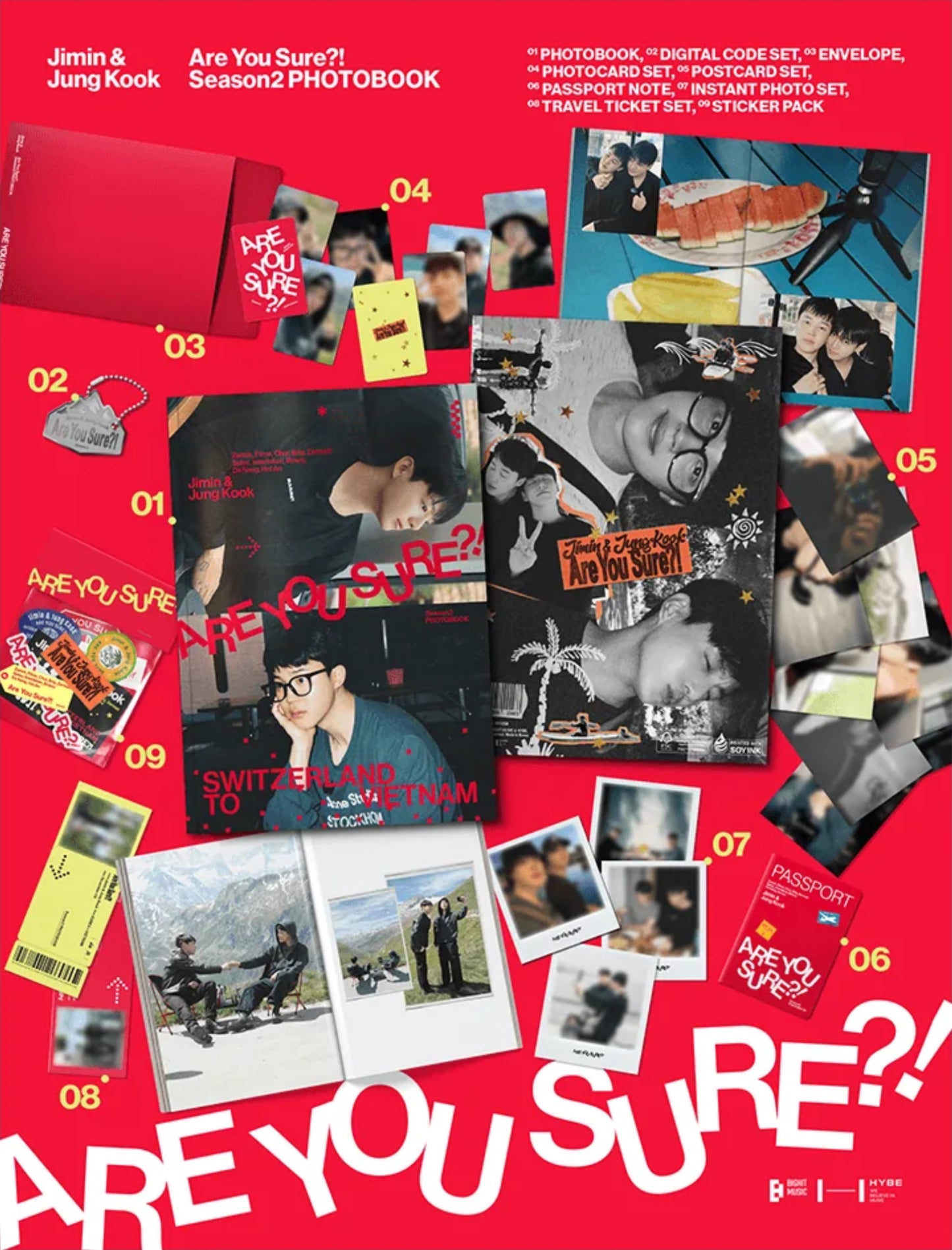 PREORDER JIMIN & JUNG KOOK - ARE YOU SURE?! SEASON2 PHOTOBOOK
