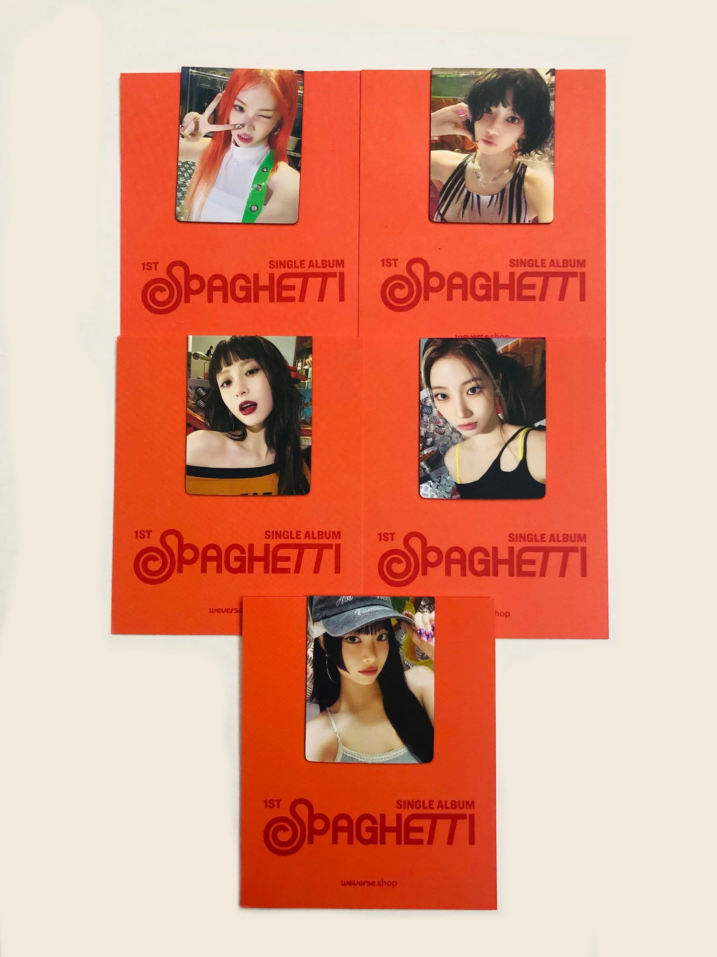 Le Sserafim Spaghetti Weverse Official POB Magnet Bookmark