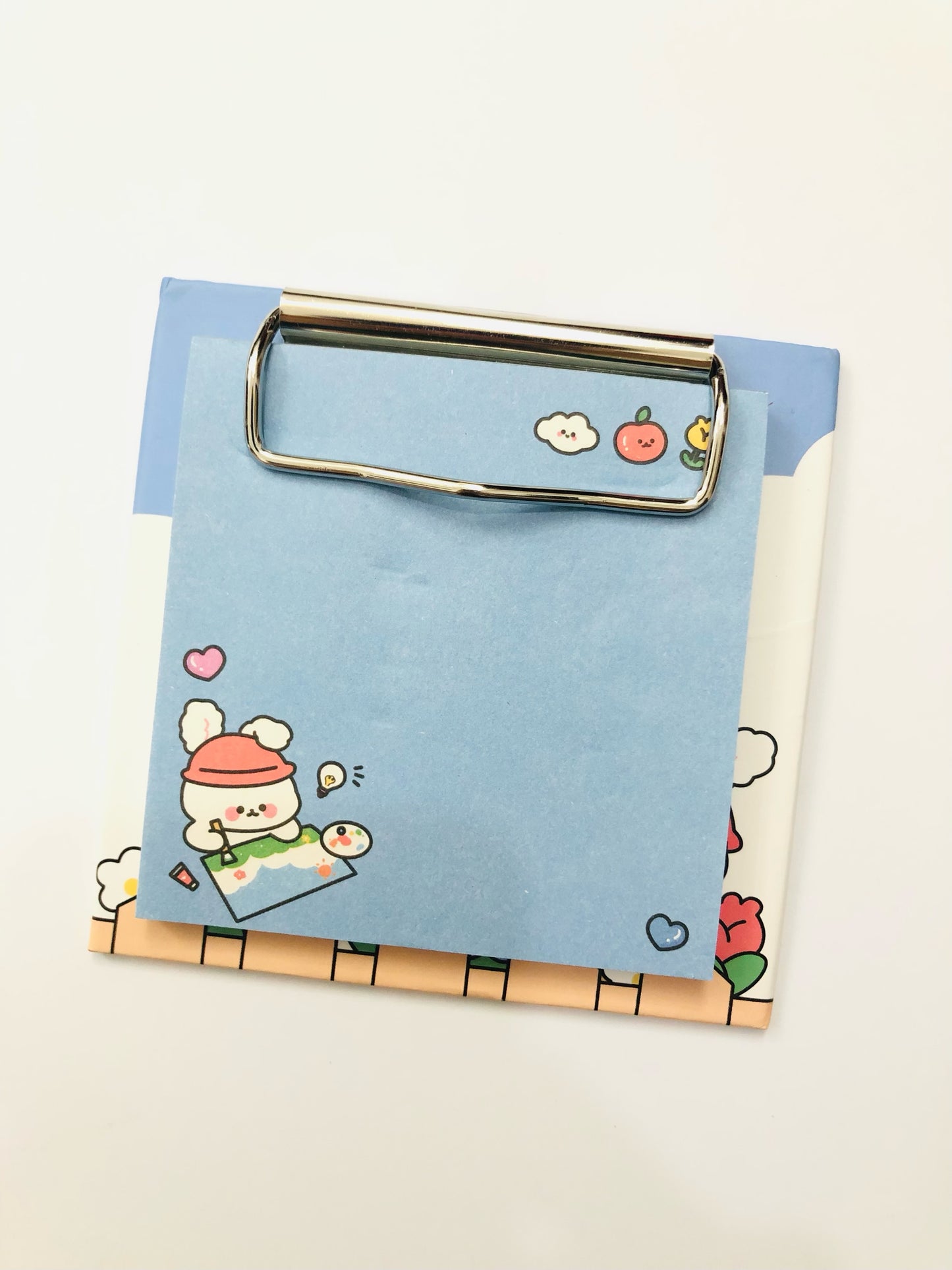 Clipboard Kawaii Memopad (Blue)