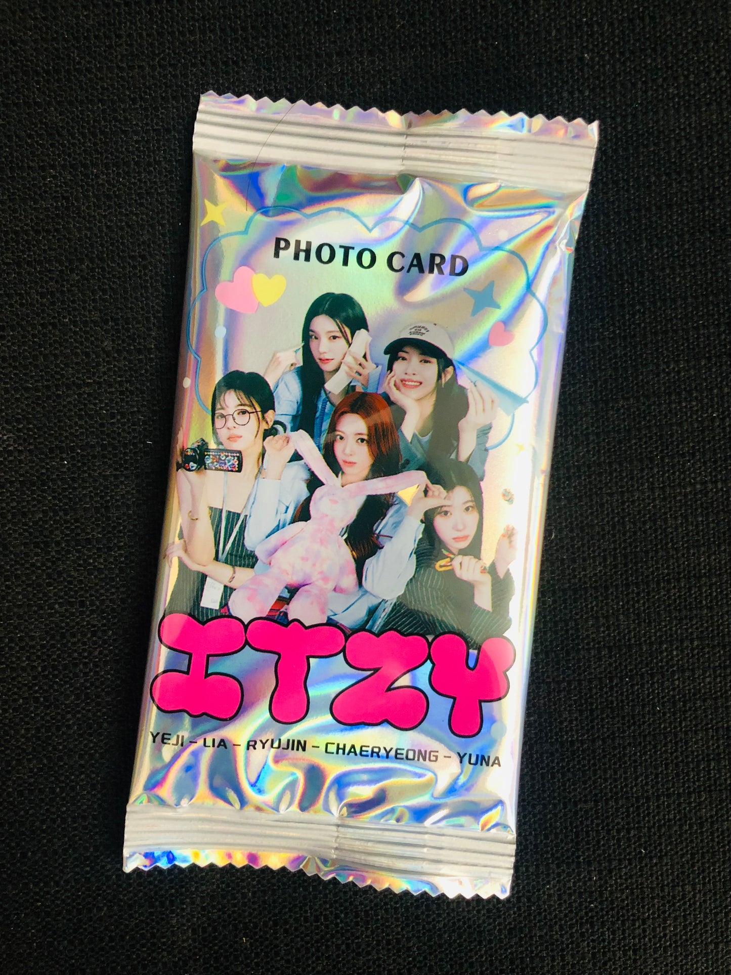 Itzy Mystery Holographic Double Sided Photocards (10 pcs)