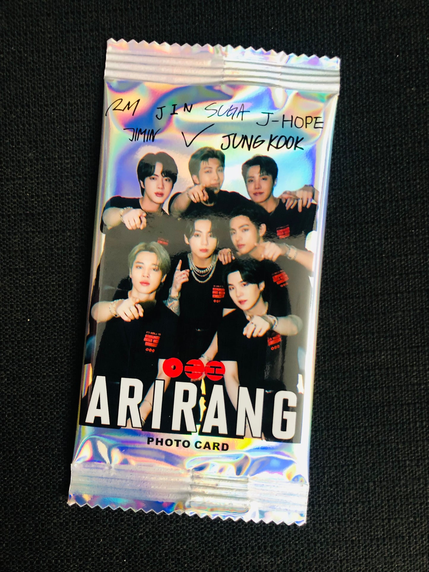 BTS Mystery Holographic Double Sided Photocards (10 pcs)
