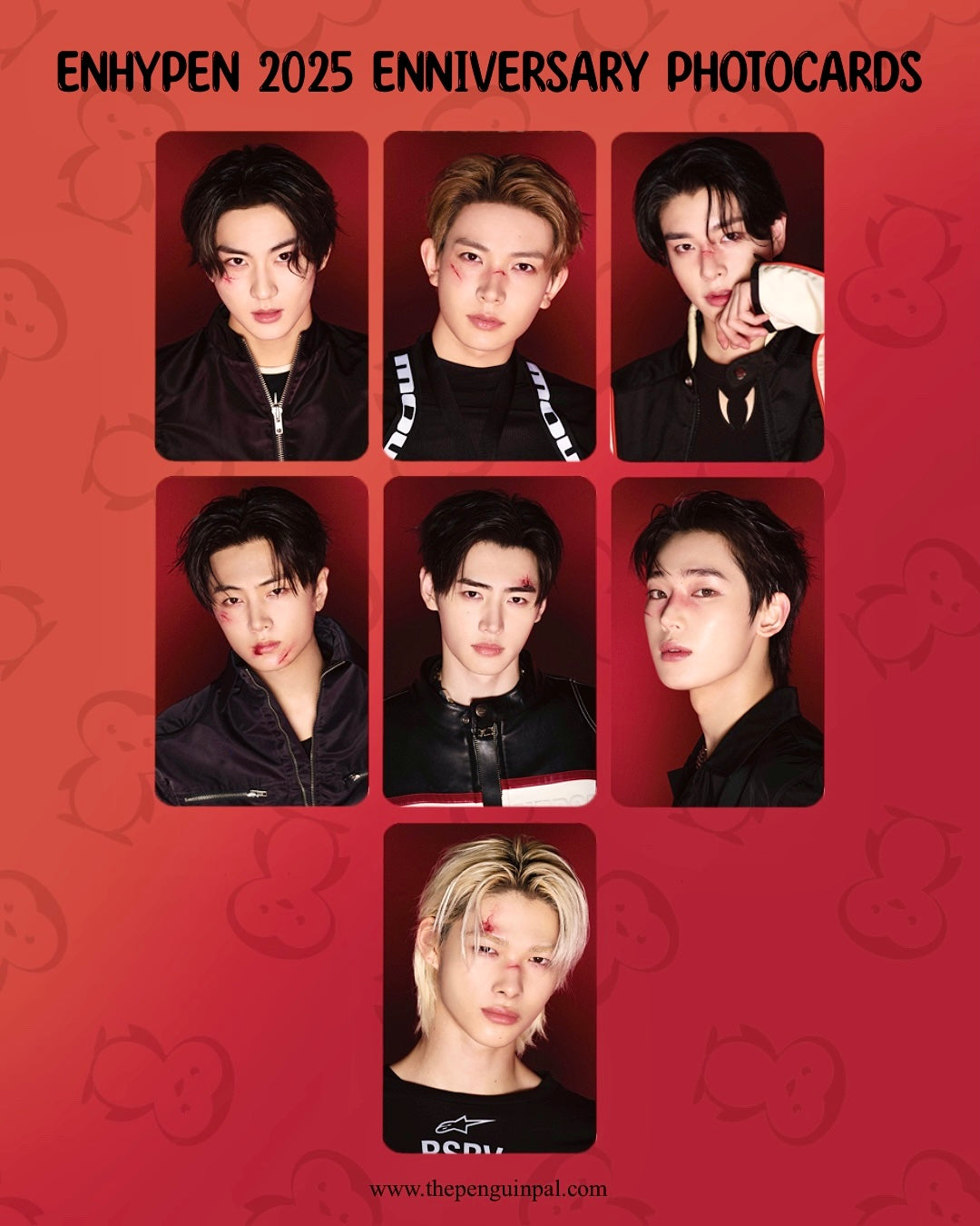 Enhypen 2025 ENniversary Photocards (7 pcs)
