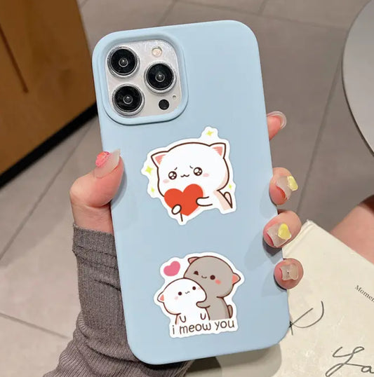 Mochi Cat Stickers (25 pcs)
